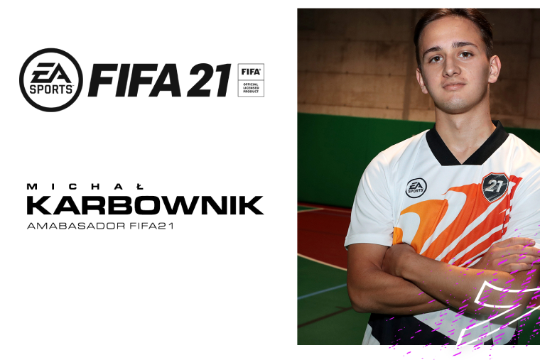 Michał Karbownik polskim ambasadorem gry FIFA21