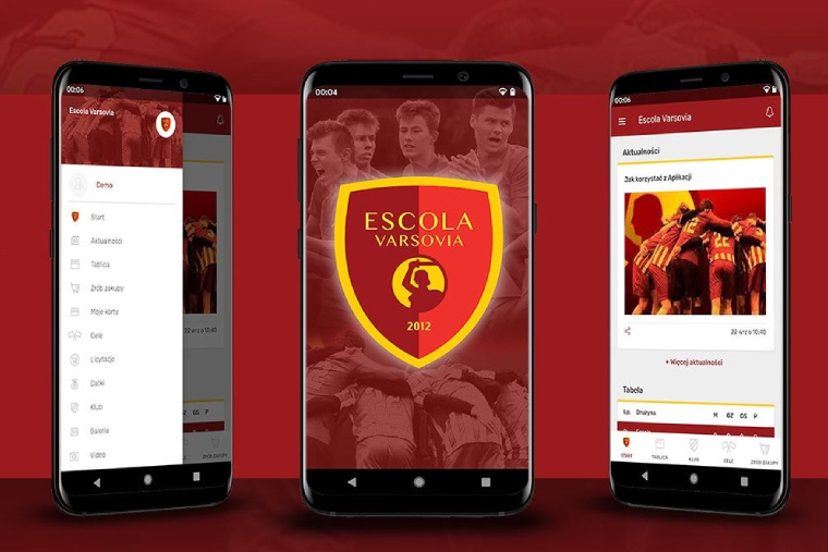 Escola Varsovia z własną aplikacją. Szansa na wsparcie dla klubu