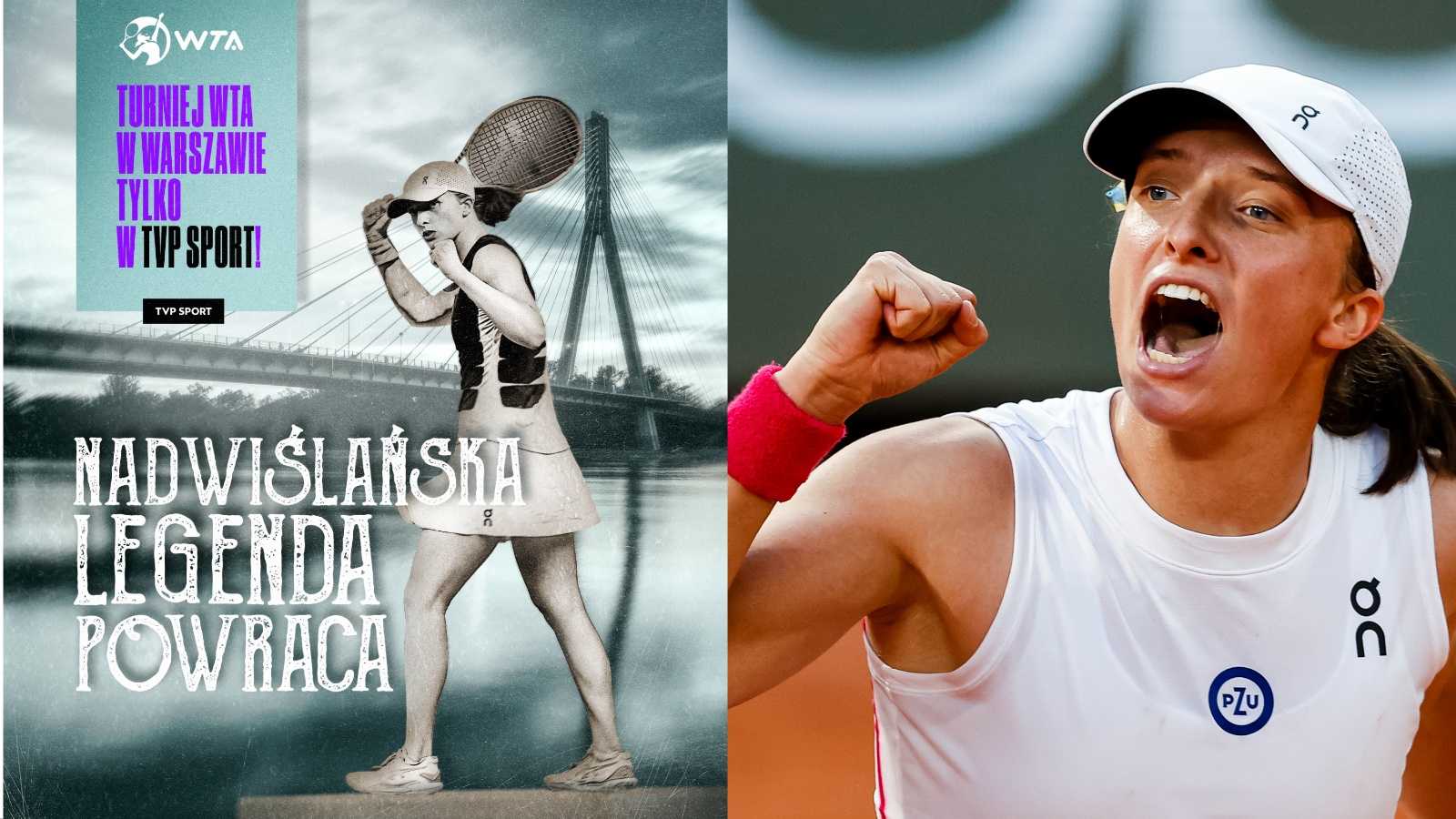 Mecze Igi Świątek będzie można oglądać w Telewizji Polskiej