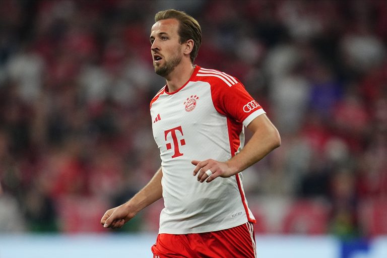 Harry Kane of Bayern Munchen during the UEFA Champions League match, Semi-finals, first leg, between FC Bayern Munchen and Real Madrid played at Allianz Stadium on April 30, 2024 in Munich, Germany. (Photo by Bagu Blanco / pressinphoto / Sipa USA)PHOTO)
2024.04.30 Monachium
pilka nozna , liga mistrzow
FC Bayern Monachium - Real Madryt
Foto Bagu Blanco/pressinphoto/SIPA USA/PressFocus

!!! POLAND ONLY !!!
