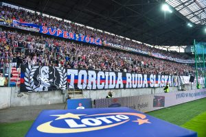 2024.05.11 Zabrze
Pilka nozna PKO Ekstraklasa Sezon 2023/2024
Gornik Zabrze - Stal Mielec
N/z kibice, trybuny, doping, flaga, flagi
Foto Marcin Bulanda / PressFocus

2024.05.11 Zabrze
Football Polish PKO Ekstraklasa League Season 2023/2024
Gornik Zabrze - Stal Mielec
kibice, trybuny, doping, flaga, flagi
Credit: Marcin Bulanda / PressFocus