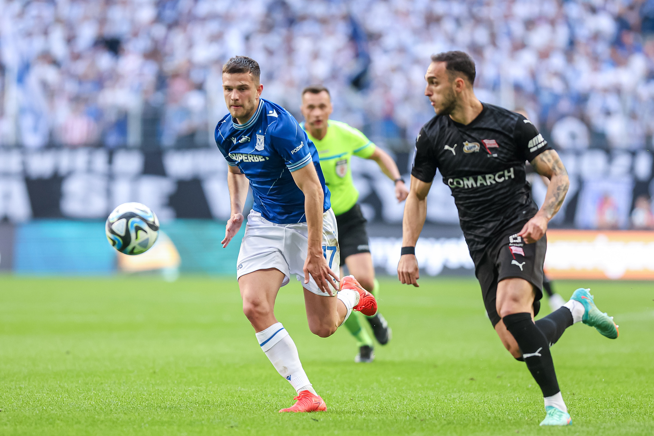 2024.04.28 Poznan
Pilka nozna Ekstraklasa sezon 2023/2024
Lech Poznan - Cracovia
N/z Filip Szymczak
Foto Pawel Jaskolka / PressFocus
2024.04.28 Poznan
Football Polish Ekstraklasa season 2023/2024
Lech Poznan - Cracovia
Credit: Pawel Jaskolka / PressFocus