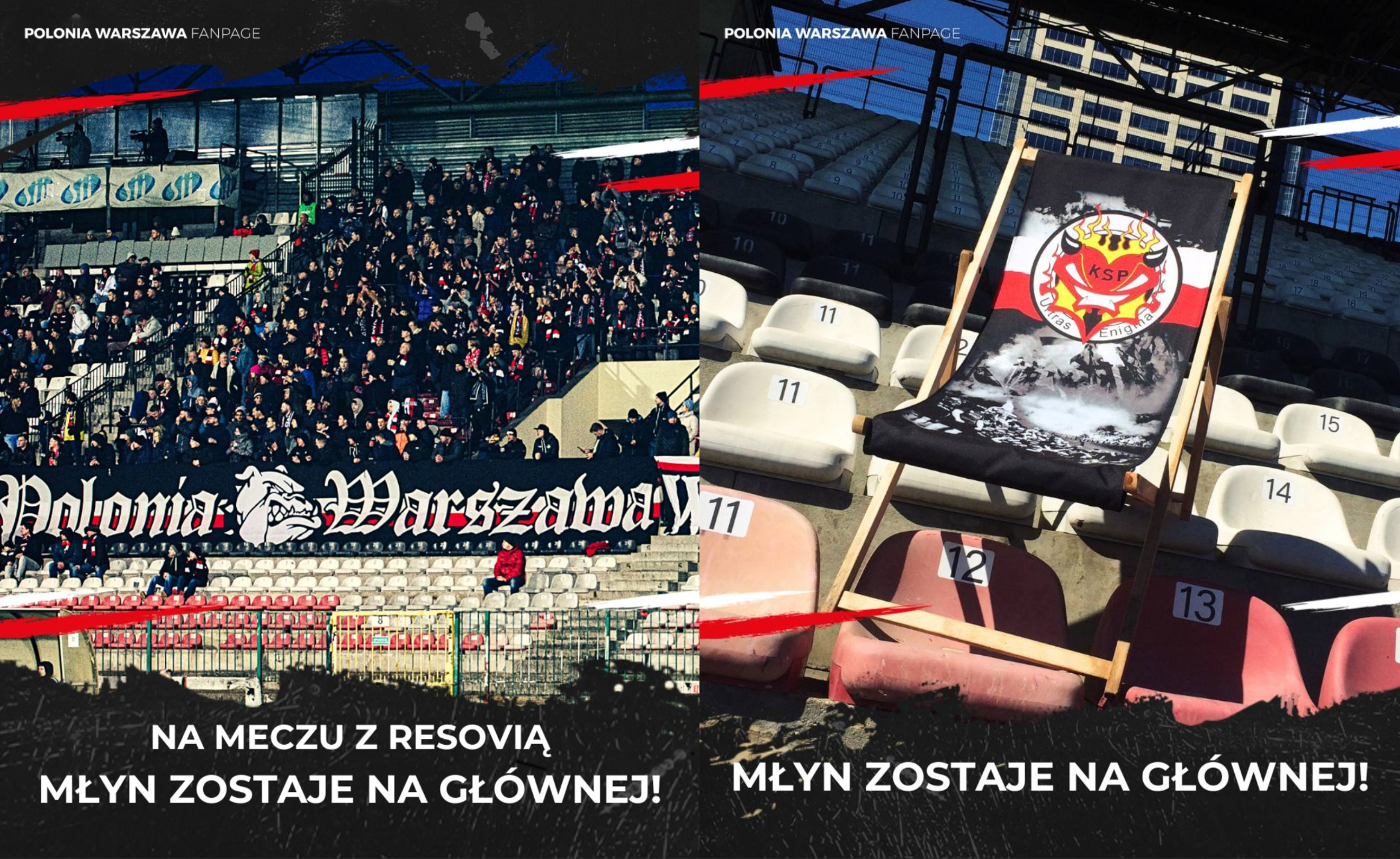 Akcja skierowana do kibiców Polonii Warszawa, których nie stać na zakup biletu