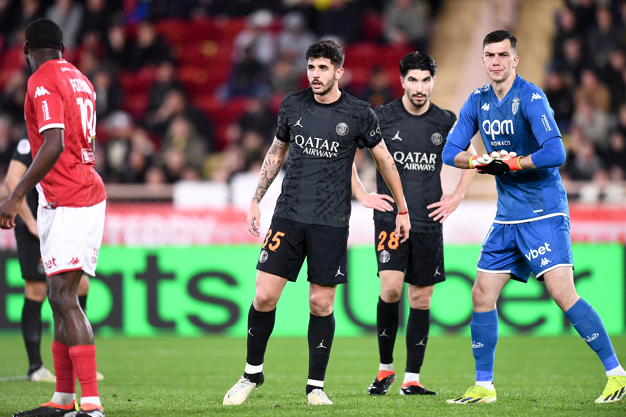 01 Radoslaw MAJECKI (asm) - 35 Lucas BERALDO (psg) during the Ligue 1 Uber Eats match between Monaco and Paris Saint Germain at Stade Louis II on March 1, 2024 in Monaco, Monaco. (Photo by Philippe Lecoeur/FEP/Icon Sport/Sipa USA)
2016.01.22 Monako
pilka nozna liga francuska
AS Monaco - PSG
Foto Icon Sport/SIPA USA/PressFocus
!!! POLAND ONLY !!!
