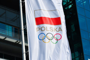 2024.07.18 Warszawa
Igrzyska Olimpijskie - Paryz 2024
Slubowanie Olimpijskiej Reprezentacji Polski
N/z Flaga PKOL
Foto Pawel Bejnarowicz / PressFocus

2024.07.18 Warsaw
Olympic Games - Paris 2024
Olympic Oath of the Polish National Team
Flaga PKOL
Credit: Pawel Bejnarowicz / PressFocus