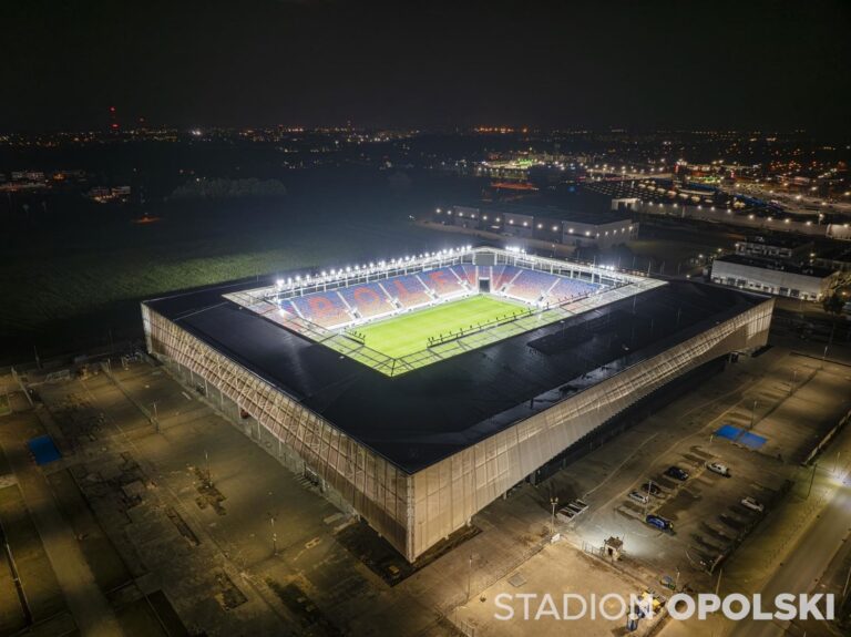 Tak prezentuje się nowy stadion w Opolu