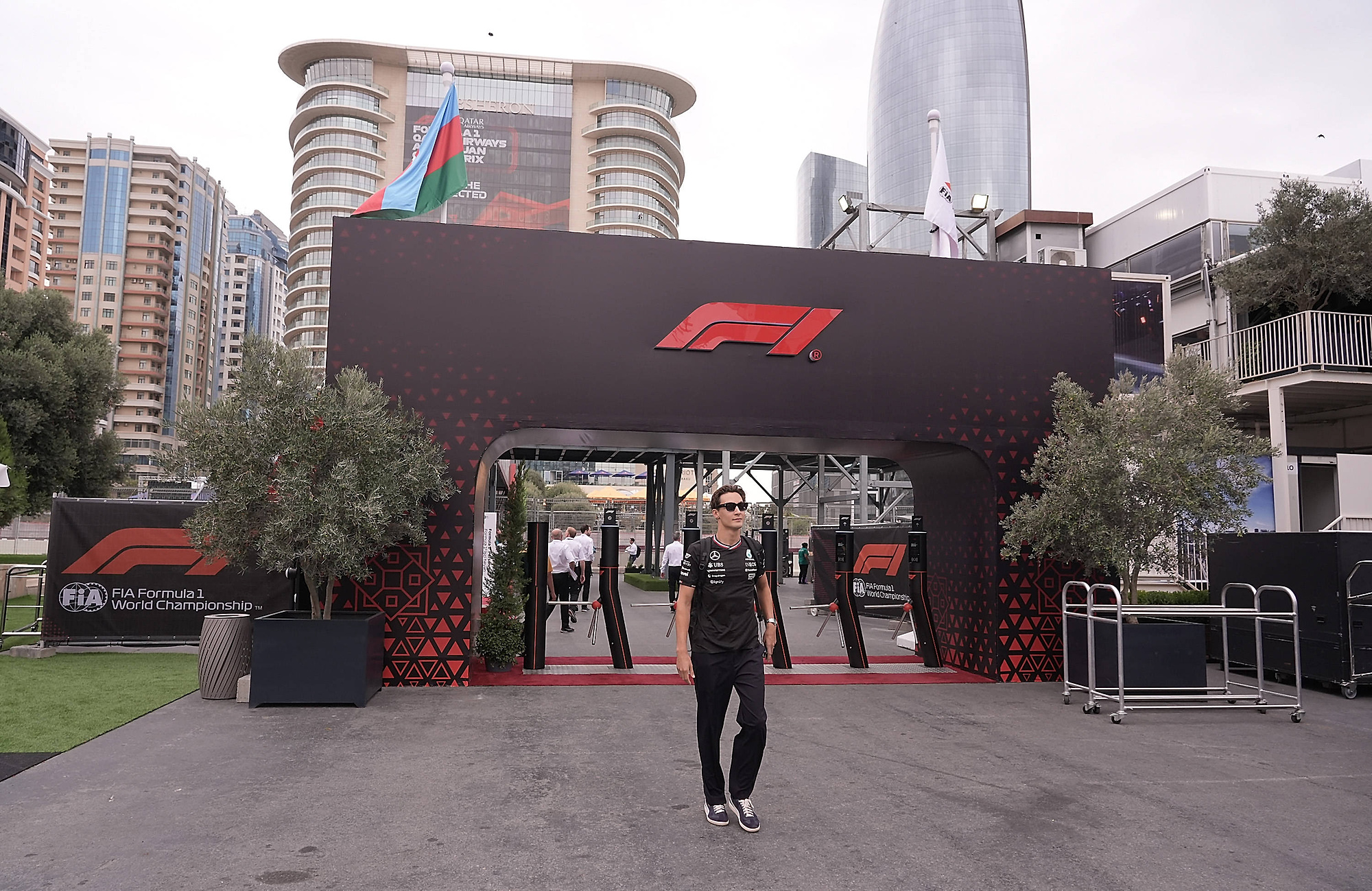 14.09.2024, Baku City Circuit , Baku, FORMULA 1 QATAR AIRWAYS AZERBAIJAN GRAND PRIX 2024

George Russell (GBR), Mercedes-AMG Petronas Formula One Team//BRATICHASAN_BRATIC0595/Credit:Hasan Bratic/SIPA/2409141147
2024.09.14 Baku
sporty motorowe, motoryzacyjne , formula 1
Grand Prix Azerbejdzanu 2024
Foto Hasan Bratic/SIPA/PressFocus

!!! POLAND ONLY !!!