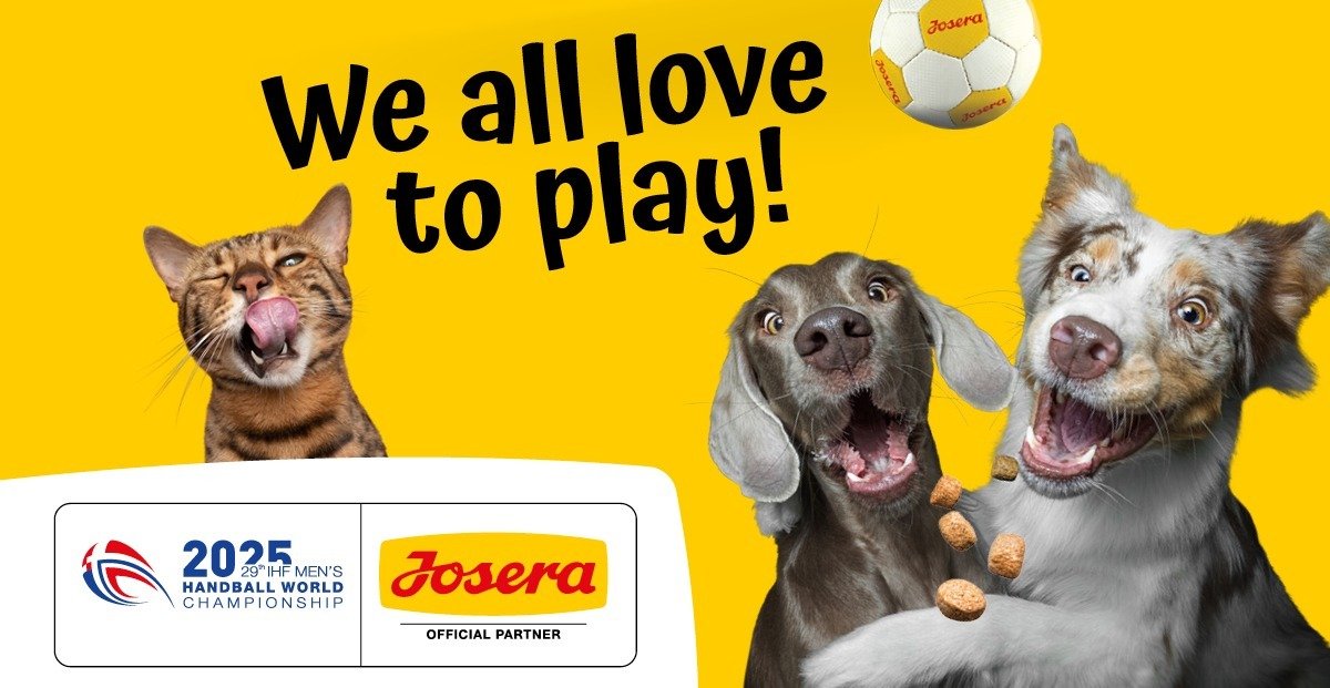 Josera oficjalnym partnerem Mistrzostw Świata w Piłce Ręcznej Mężczyzn 2025! Rozgrywki wkraczają w kluczową fazę