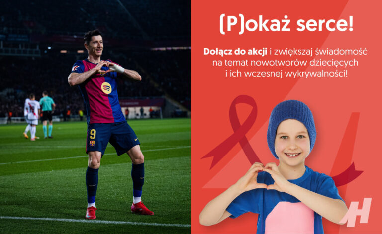 Robert i Anna Lewandowscy wspierają kampanię &#8222;Pokaż serce&#8221;. &#8222;Lewy&#8221; wykonał piękny gest w meczu