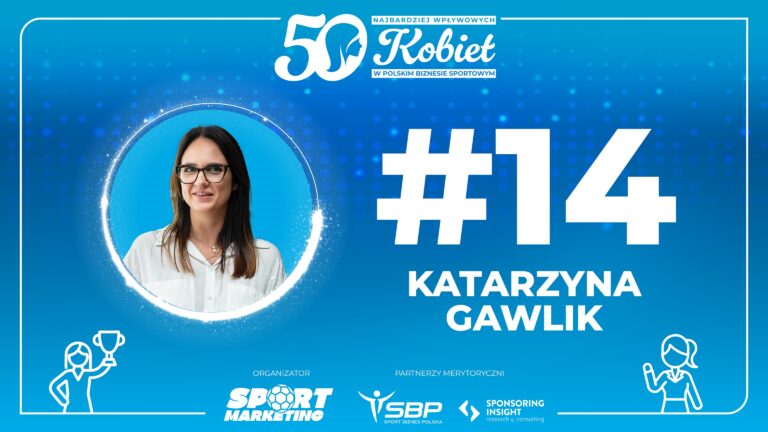 14. Katarzyna Gawlik – Ranking TOP50 Kobiet w Biznesie Sportowym