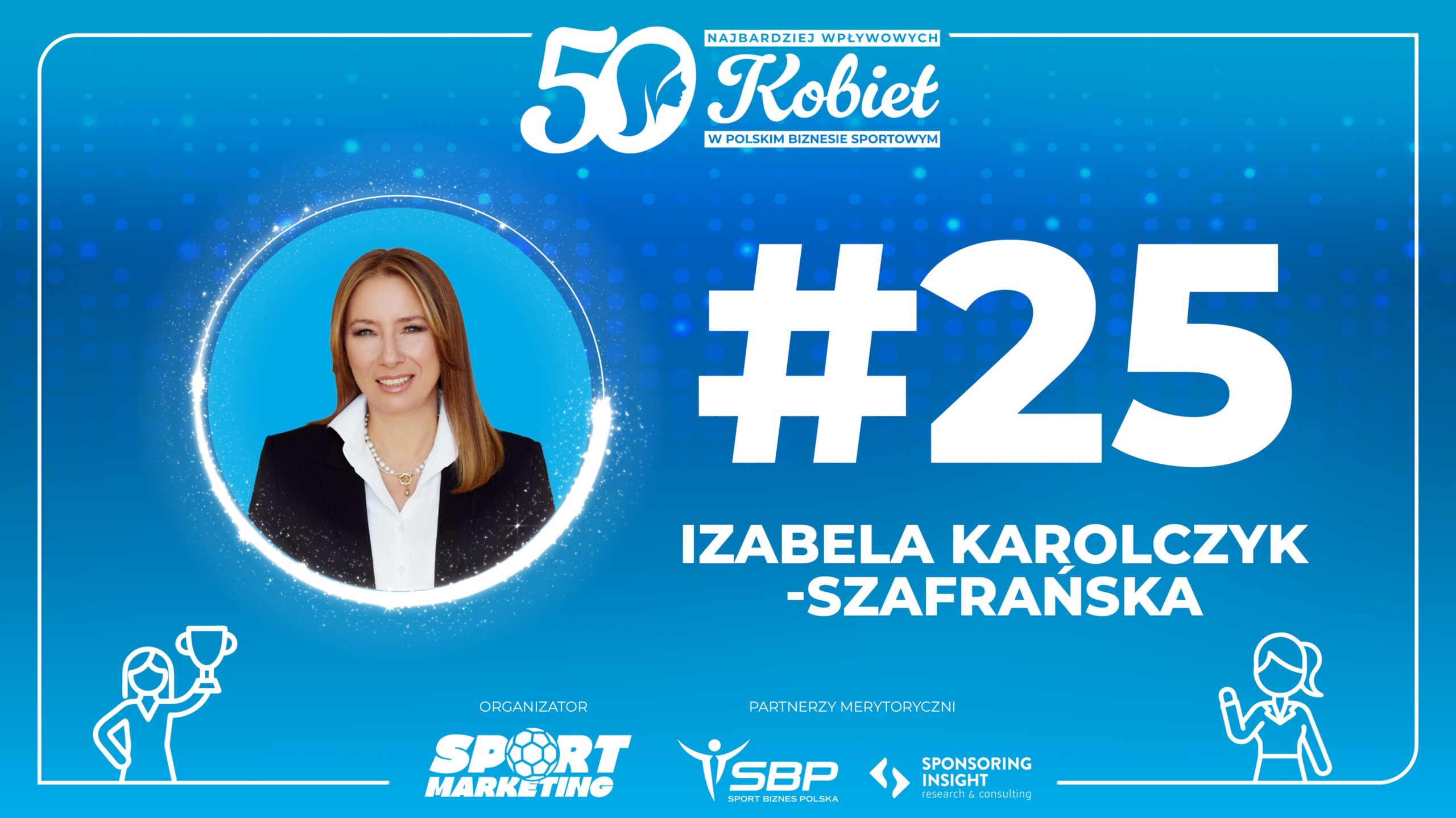 25. Izabela Karolczyk-Szafrańska – Ranking TOP50 Kobiet w Biznesie Sportowym
