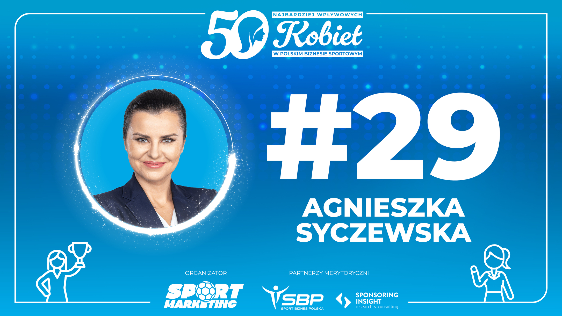 29. Agnieszka Syczewska –Ranking TOP50 Kobiet w Biznesie Sportowym
