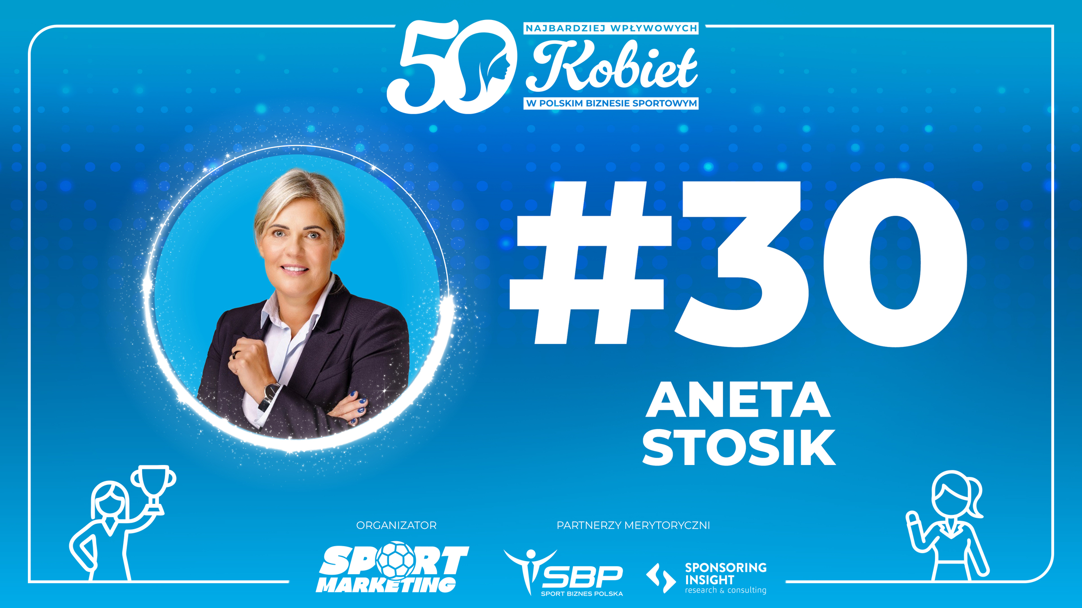 30. Aneta Stosik – Ranking TOP50 Kobiet w Biznesie Sportowym
