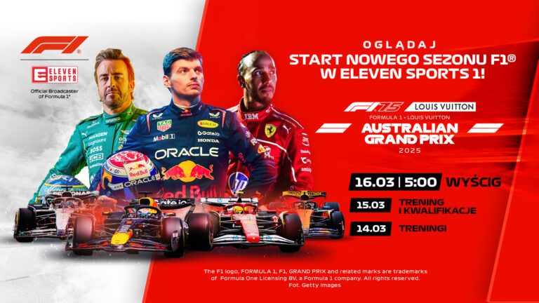 Nowy sezon Formuły 1 startuje w Eleven Sports