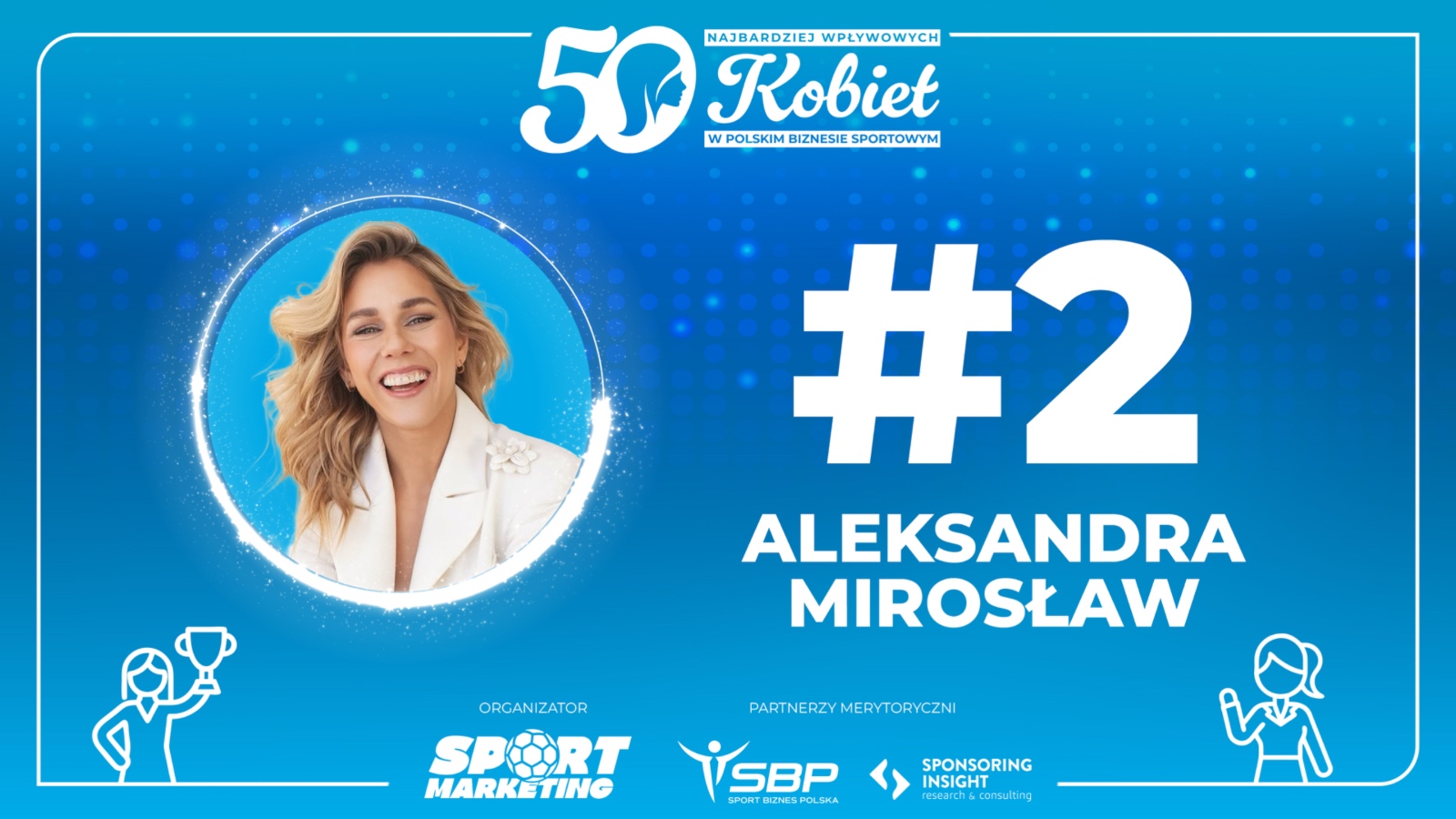 2. Aleksandra Mirosław – Ranking TOP50 Kobiet w Biznesie Sportowym