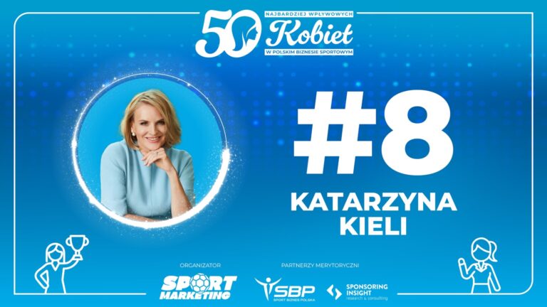 8. Katarzyna Kieli – Ranking TOP50 Kobiet w Biznesie Sportowym