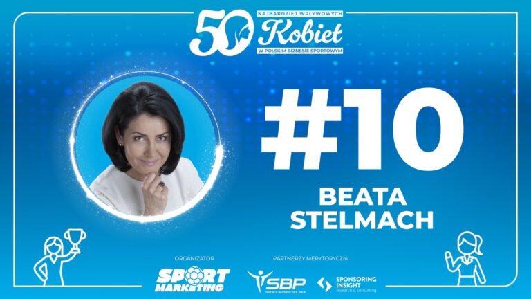 10.⁠ ⁠Beata Stelmach – Ranking TOP50 Kobiet w Biznesie Sportowym