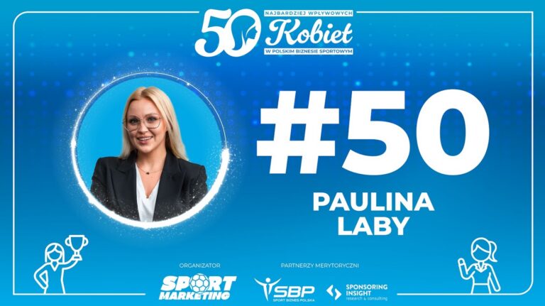 50. Paulina Laby &#8211; Ranking TOP50 Kobiet w Biznesie Sportowym