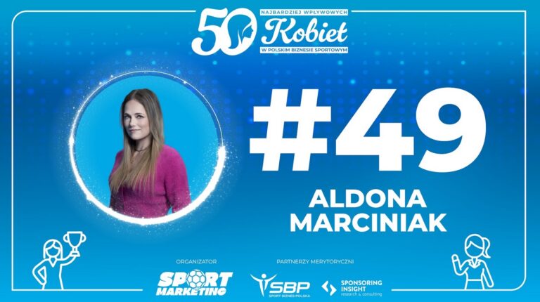 49. Aldona Marciniak &#8211; Ranking TOP50 Kobiet w Biznesie Sportowym