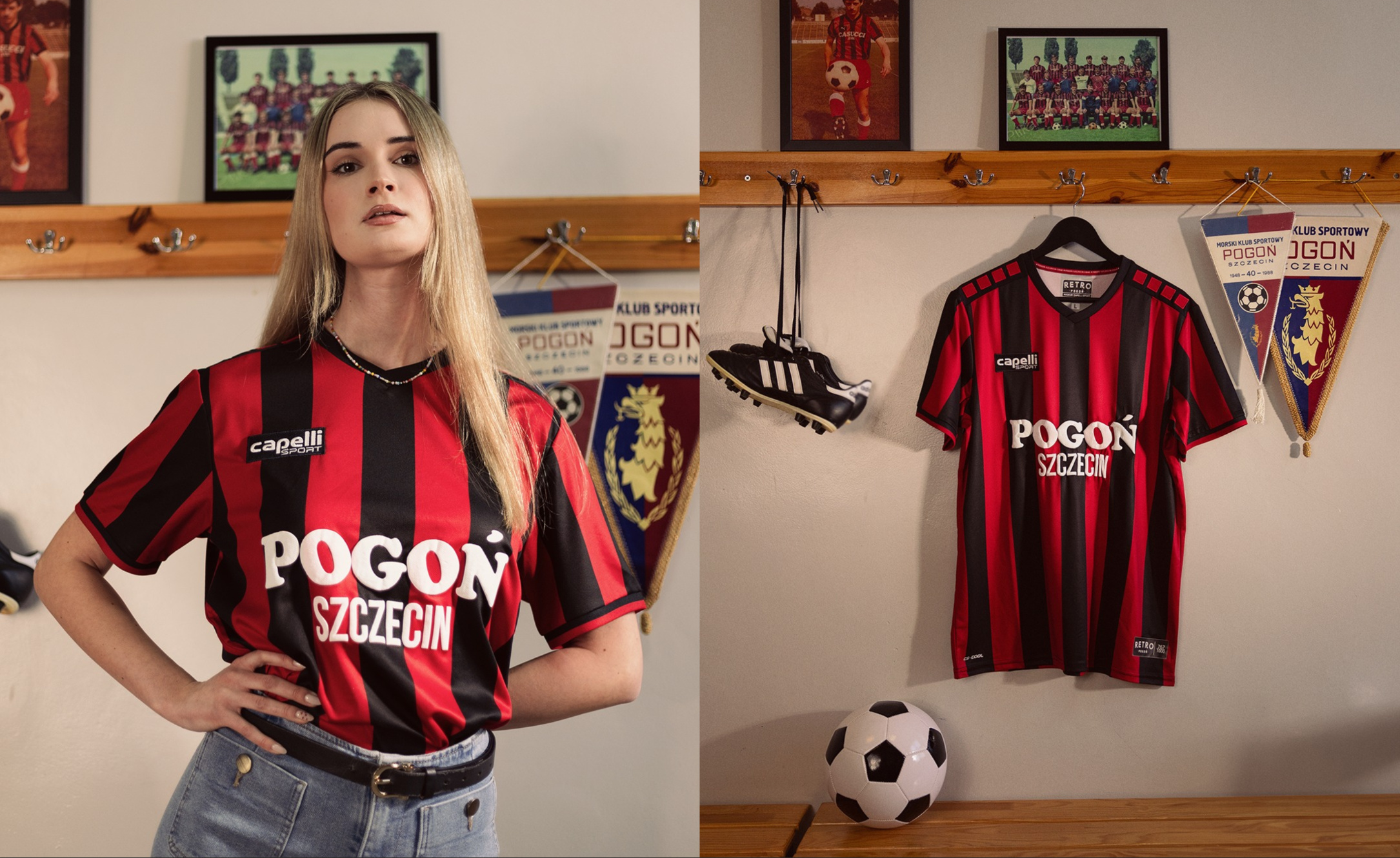 Capelli RETRO 2025. Koszulka Pogoni Szczecin nawiązuje do okresu świetności klubu