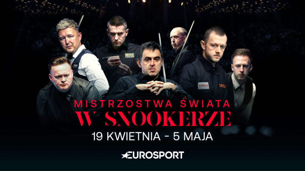 Mistrzostwa świata w snookerze od soboty w Eurosporcie, na platformie Max i w Playerze
