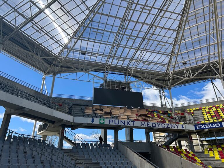 Kielecka Exbud Arena jest coraz bardziej nowoczesna