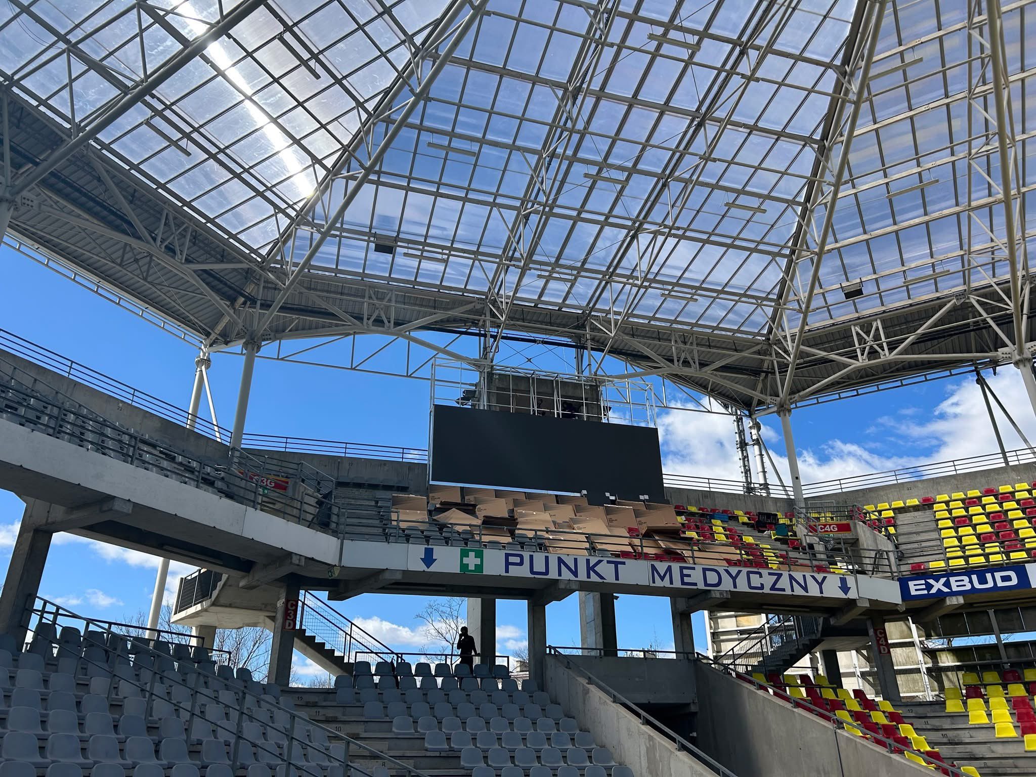 Kielecka Exbud Arena jest coraz bardziej nowoczesna
