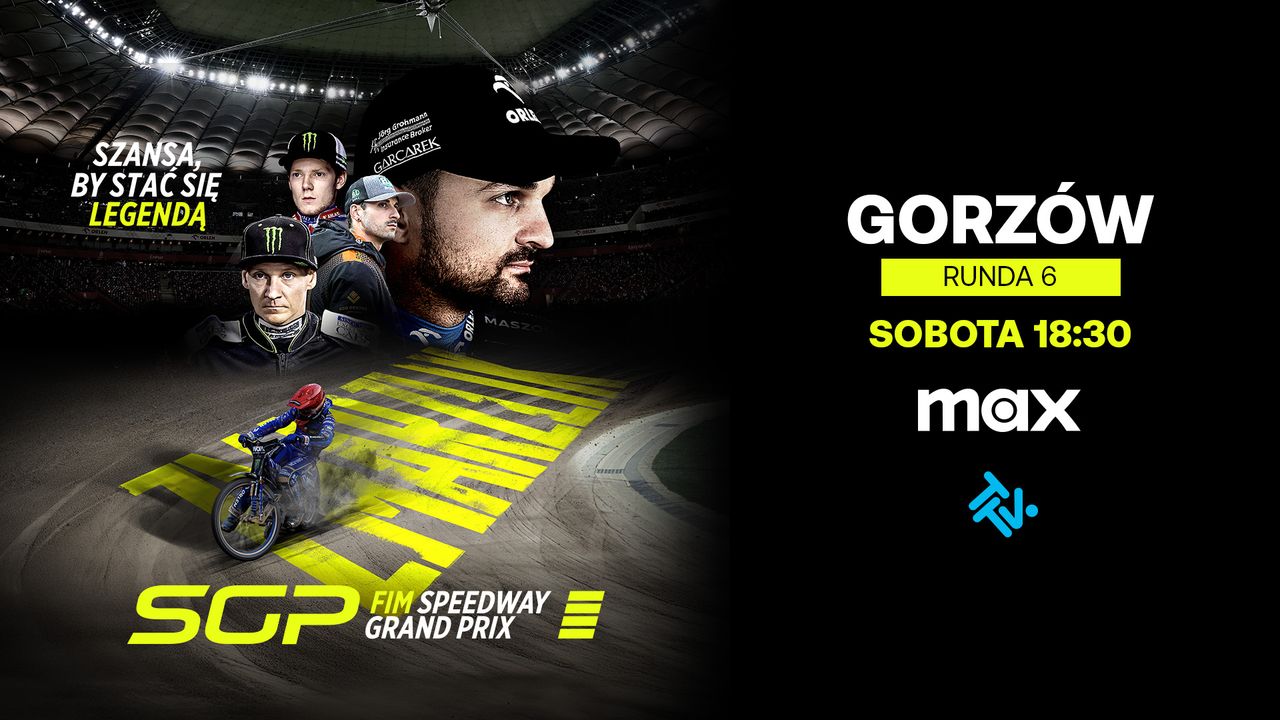 Speedway Grand Prix w Gorzowie w sobotę na żywo w TTV i na platformie Max
