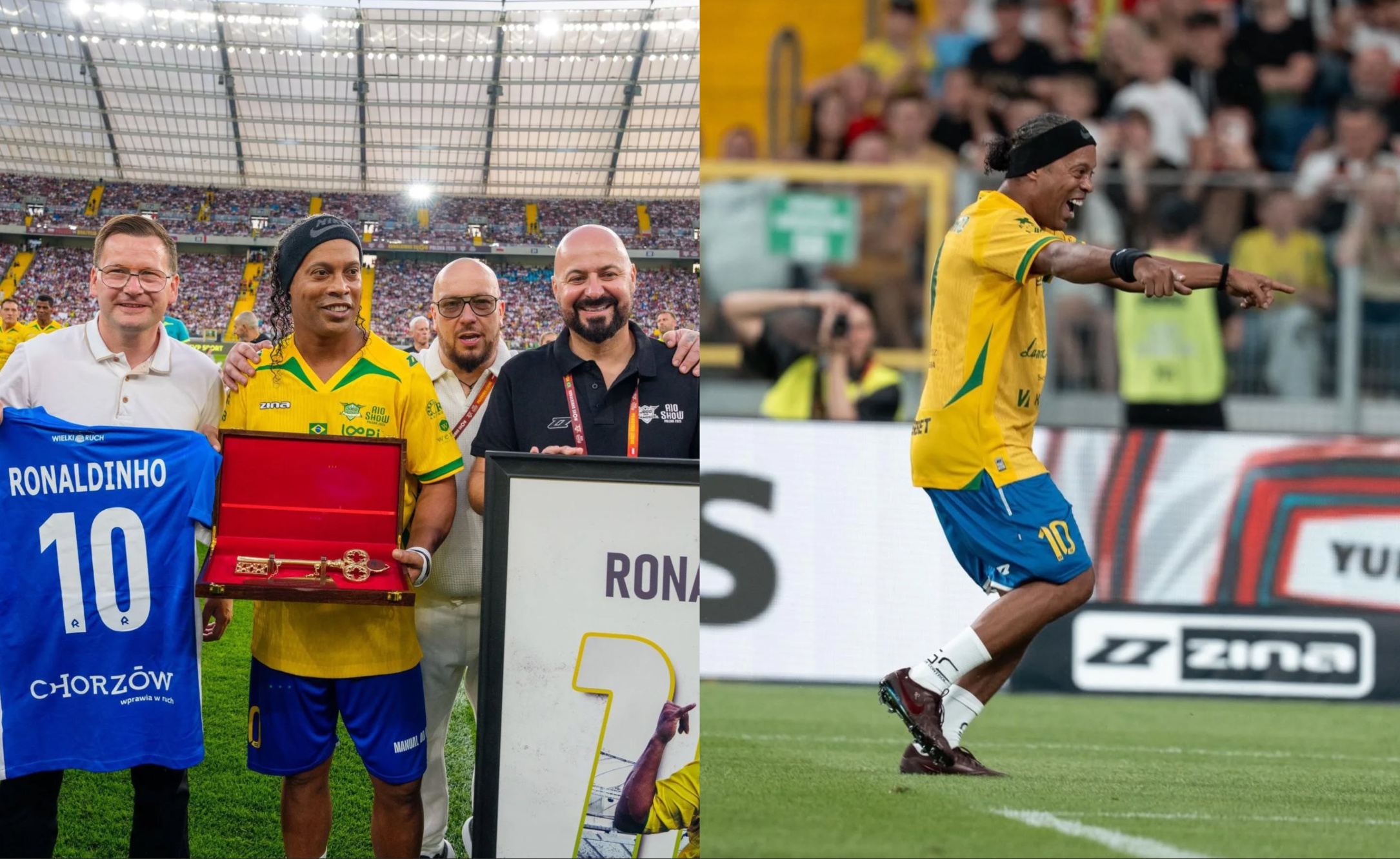 Ronaldinho dziękuje Polsce. To reklama dla Chorzowa