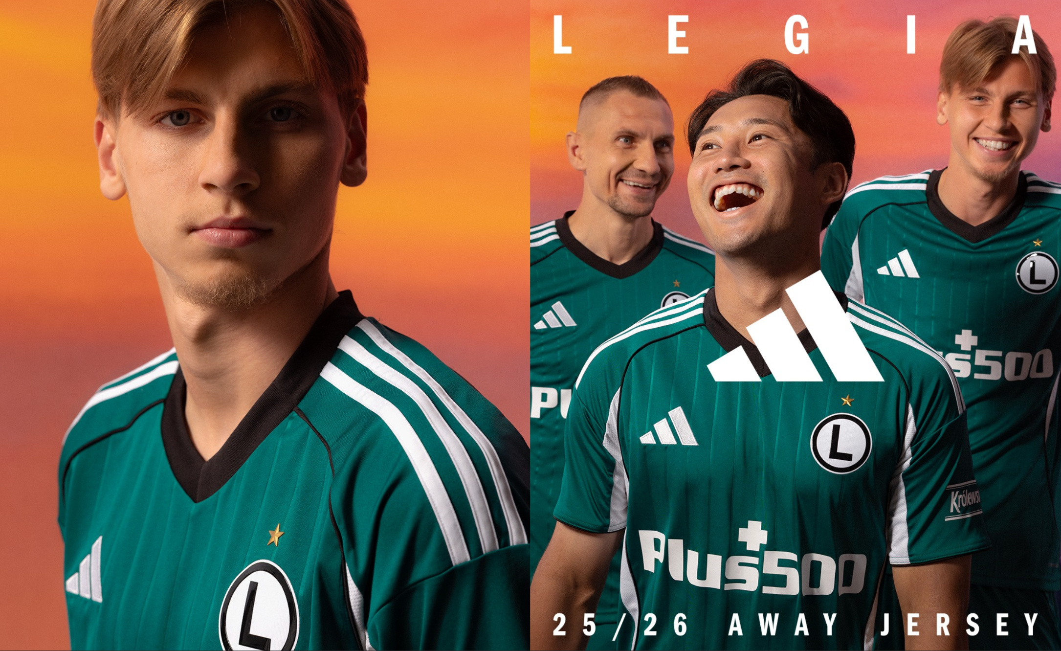 Nowa koszulka Legii Warszawa w stylu retro. Wyróżnia się zielony motyw