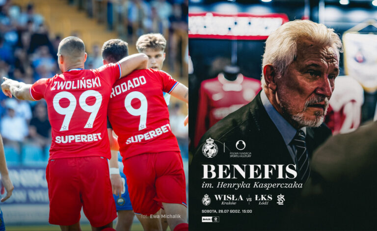 Benefis Henryka Kasperczaka podczas meczu Wisła Kraków – ŁKS Łódź