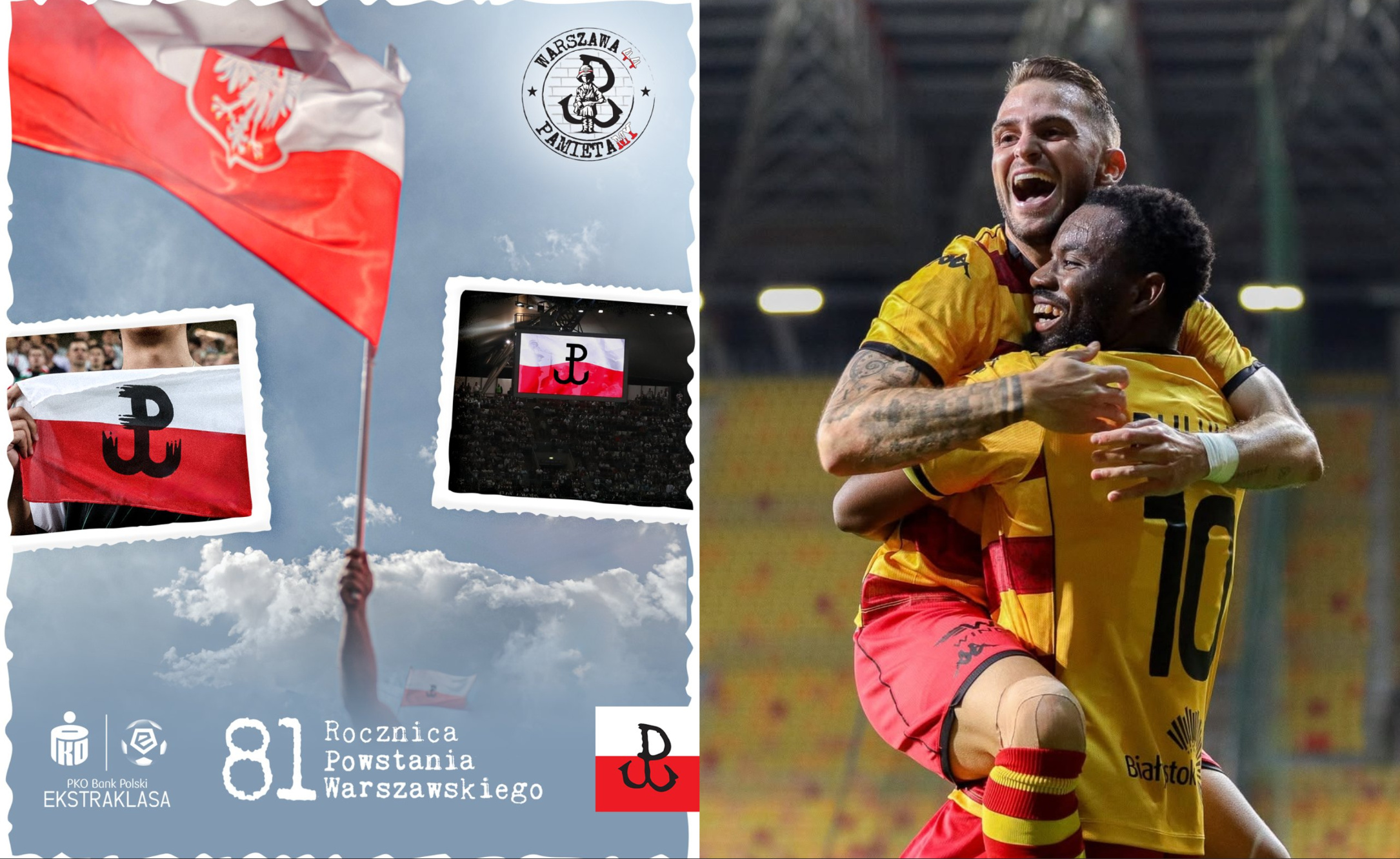 Ekstraklasa uczci 81. rocznicę wybuchu Powstania Warszawskiego