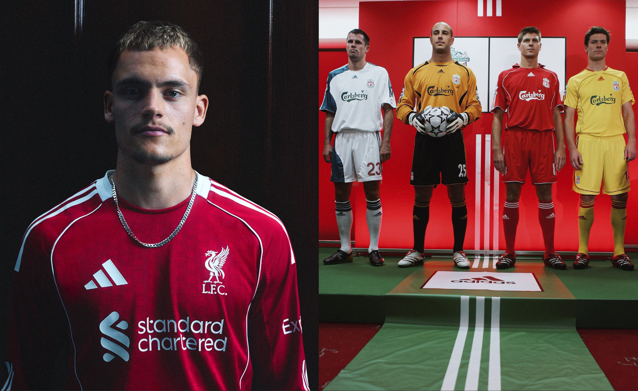 Nowe stroje Liverpoolu z elementami retro. Współpraca z adidasem