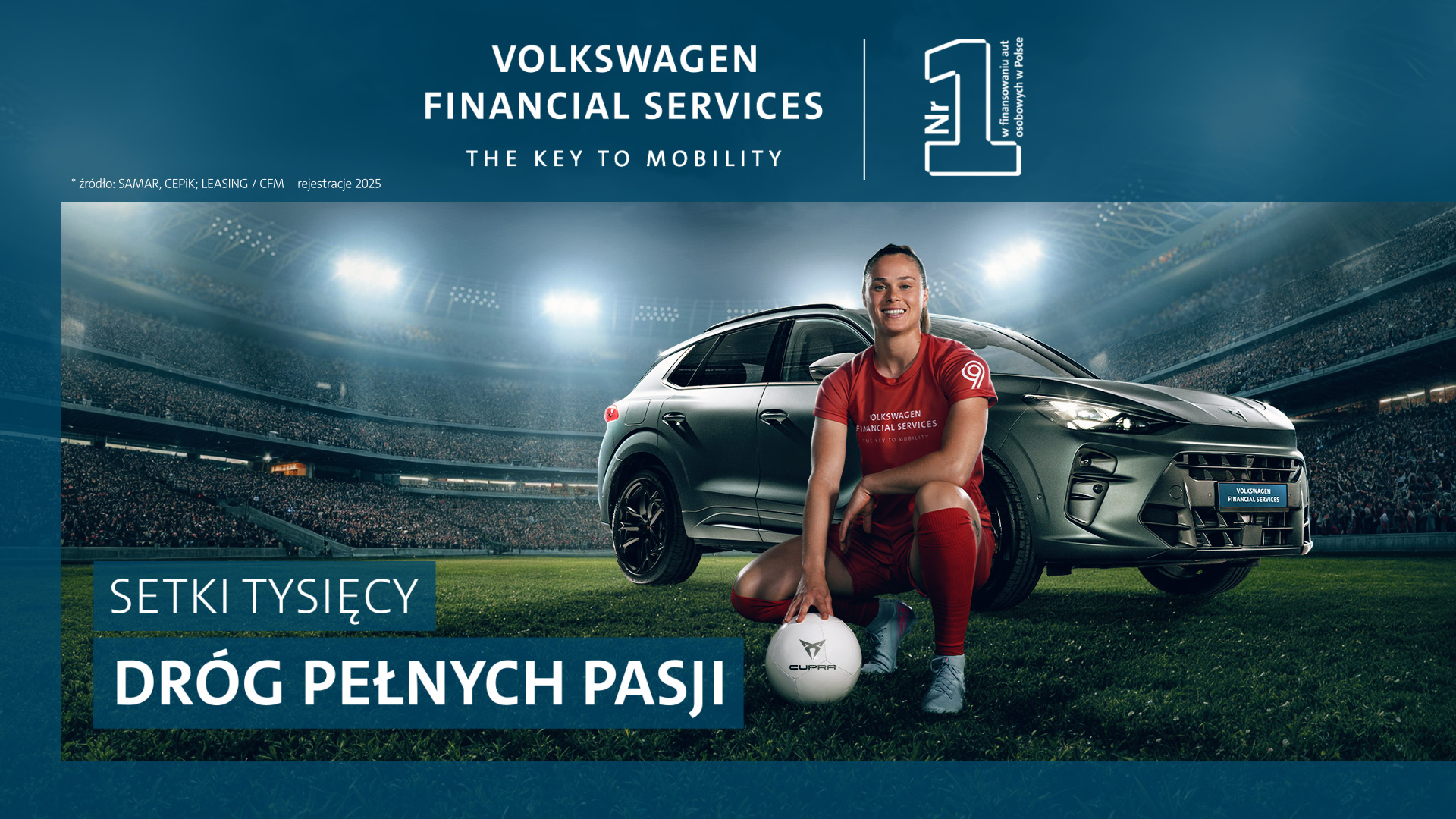 Ewa Pajor dołącza do drużyny Volkswagen Financial Services