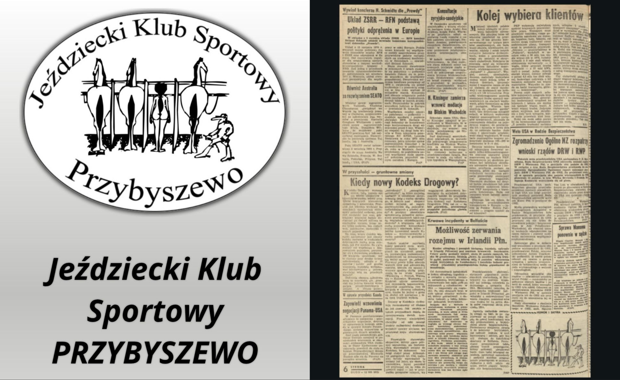 Seksistowskie logo jeździeckiego klubu. Od lat nic się nie zmienia