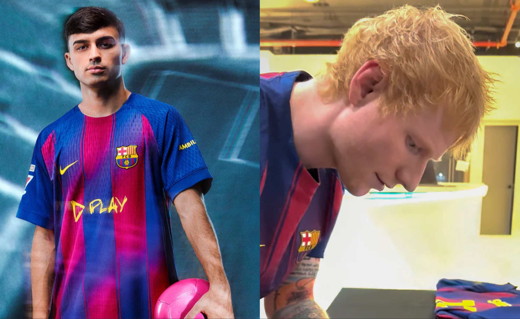 Barcelona sprzedaje koszulki z wizerunkiem Eda Sheerana