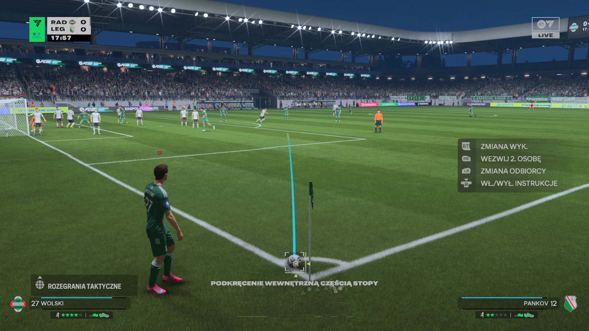 Stadion Radomiaka w grze EA FC 26. Klub postarał się o aktualną wersję