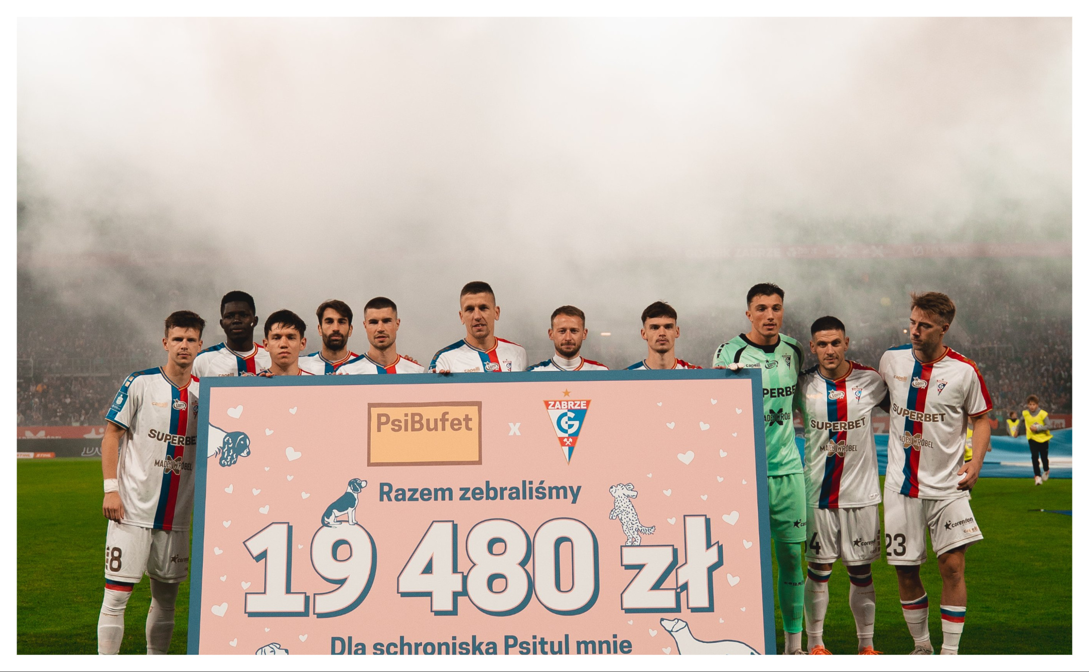 PsiBufet i Górnik Zabrze zorganizowali zrzutkę na schronisko Psitul mnie. Udany CSR