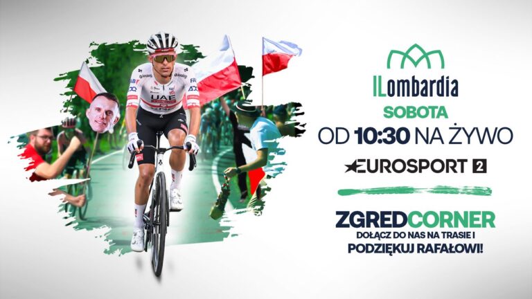 Ostatni wyścig Rafała Majki. Il Lombardia w sobotę na żywo w Eurosporcie 2!