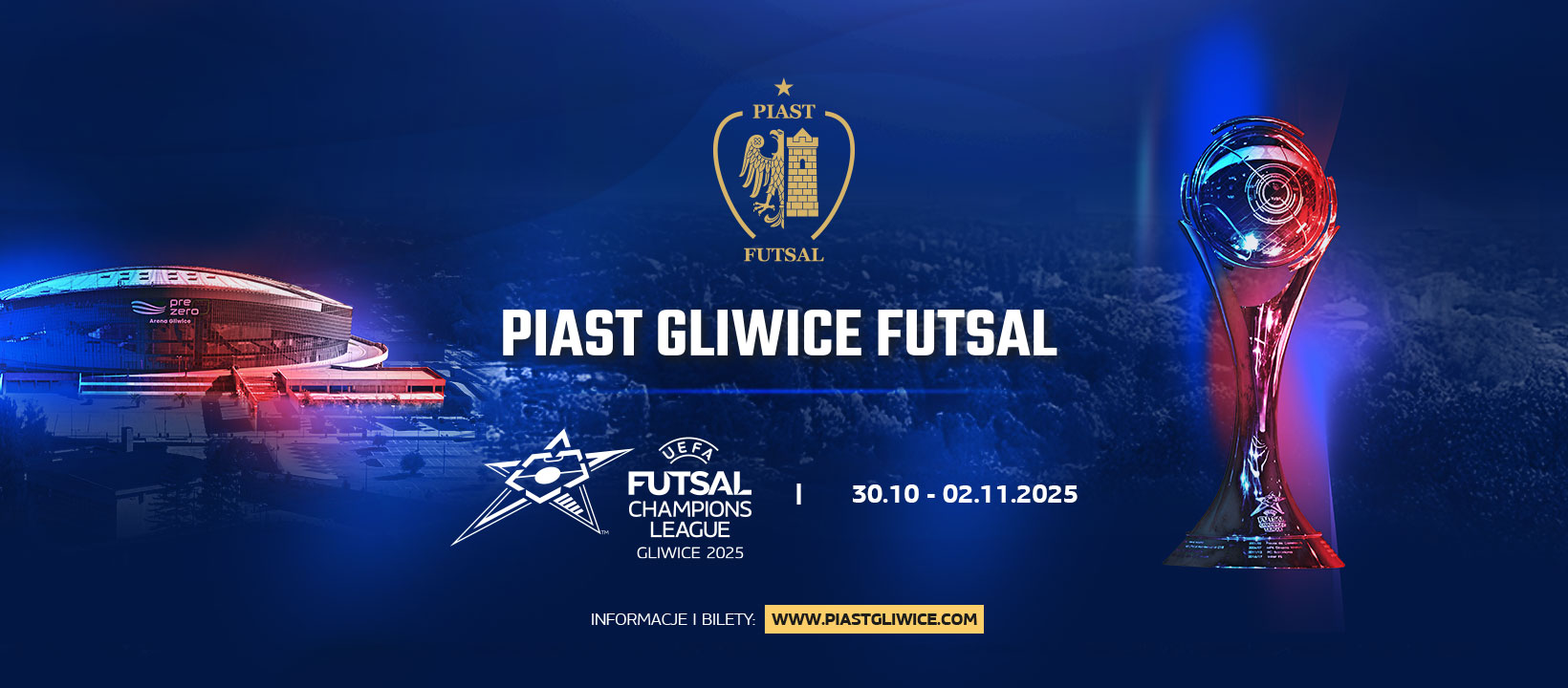 Futsalowa Liga Mistrzów po raz pierwszy w Gliwicach i od razu rekordowa frekwencja