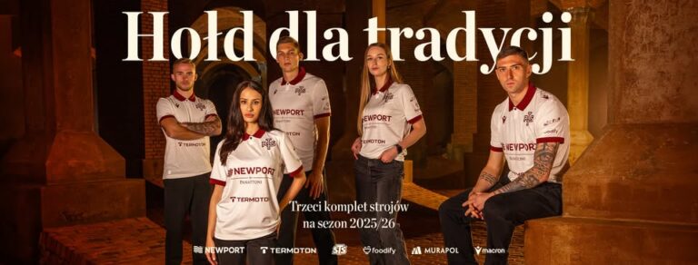 Hołd dla tradycji. Nowa koszulka Widzewa na sezon 2025/2026
