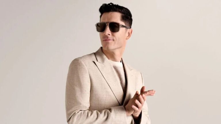 Robert Lewandowski wystąpił w sesji Boss Eyewear
