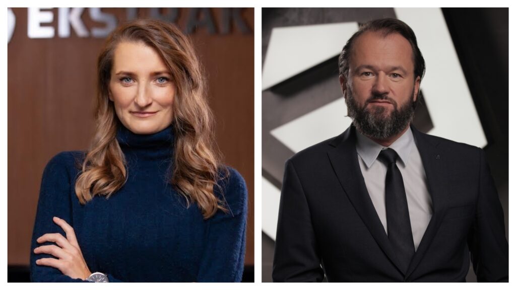 Katarzyna Napiórkowska, Marcin Mikucki (fot. PKO Ekstraklasa)