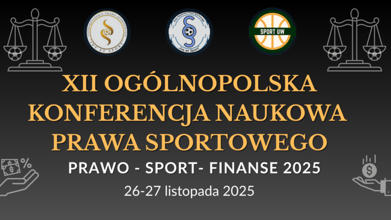 SportMarketing.pl patronem medialnym XII Konferencji „Prawo Sport Finanse 2025”
