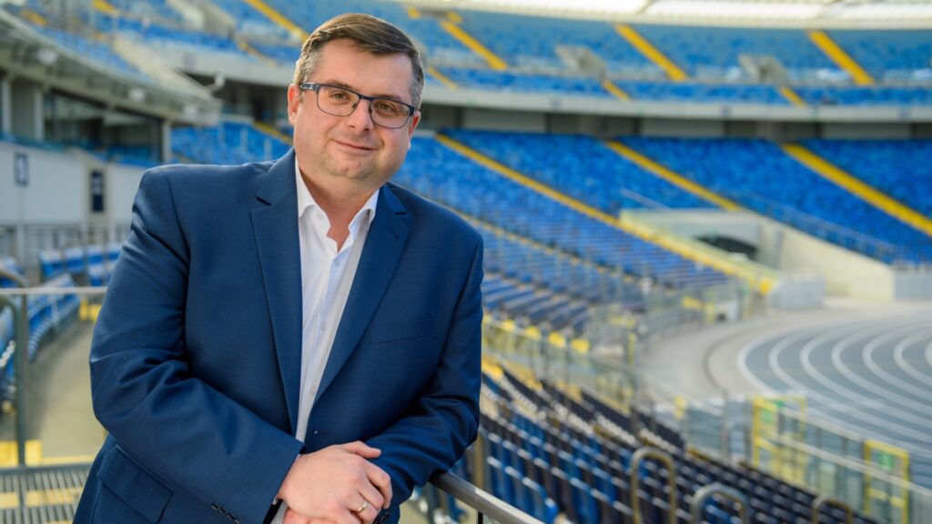 Adam Strzyżewski, dyrektor Superauto.pl Stadionu Śląskiego