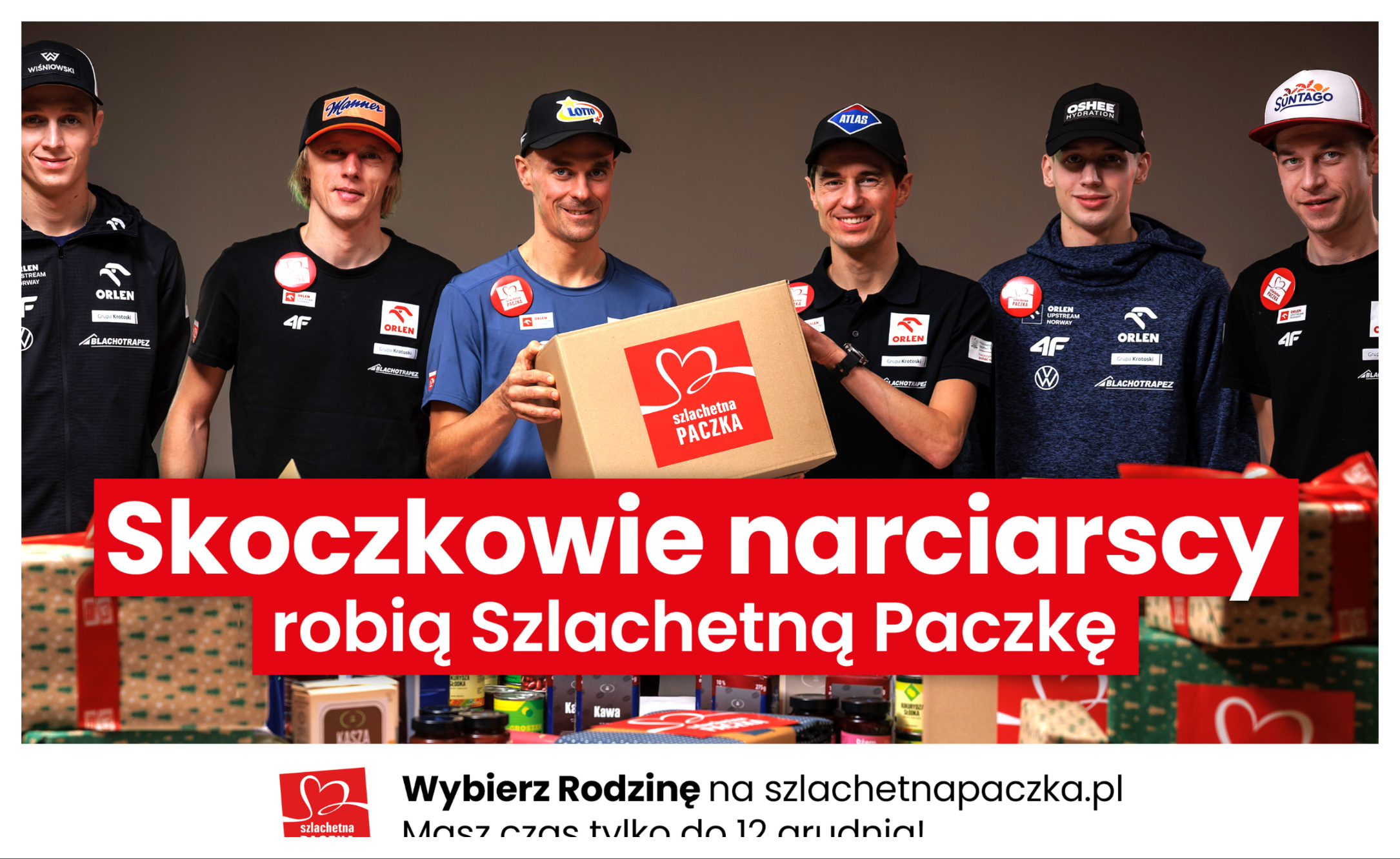 „Jeszcze zdążysz zrobić Paczkę, leć na stronę i wybierz rodzinę” – apel Kamila Stocha w szczytnym celu