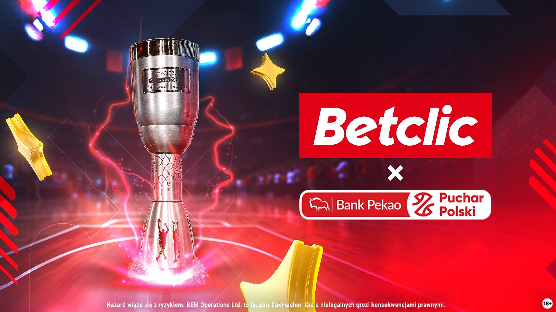 Betclic partnerem turnieju Pekao S.A. Pucharu Polski w koszykówce