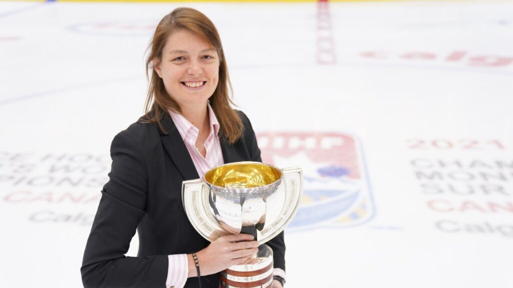 Marta Zawadzka, wiceprezes Polskiego Związku Hokeja na Lodzie