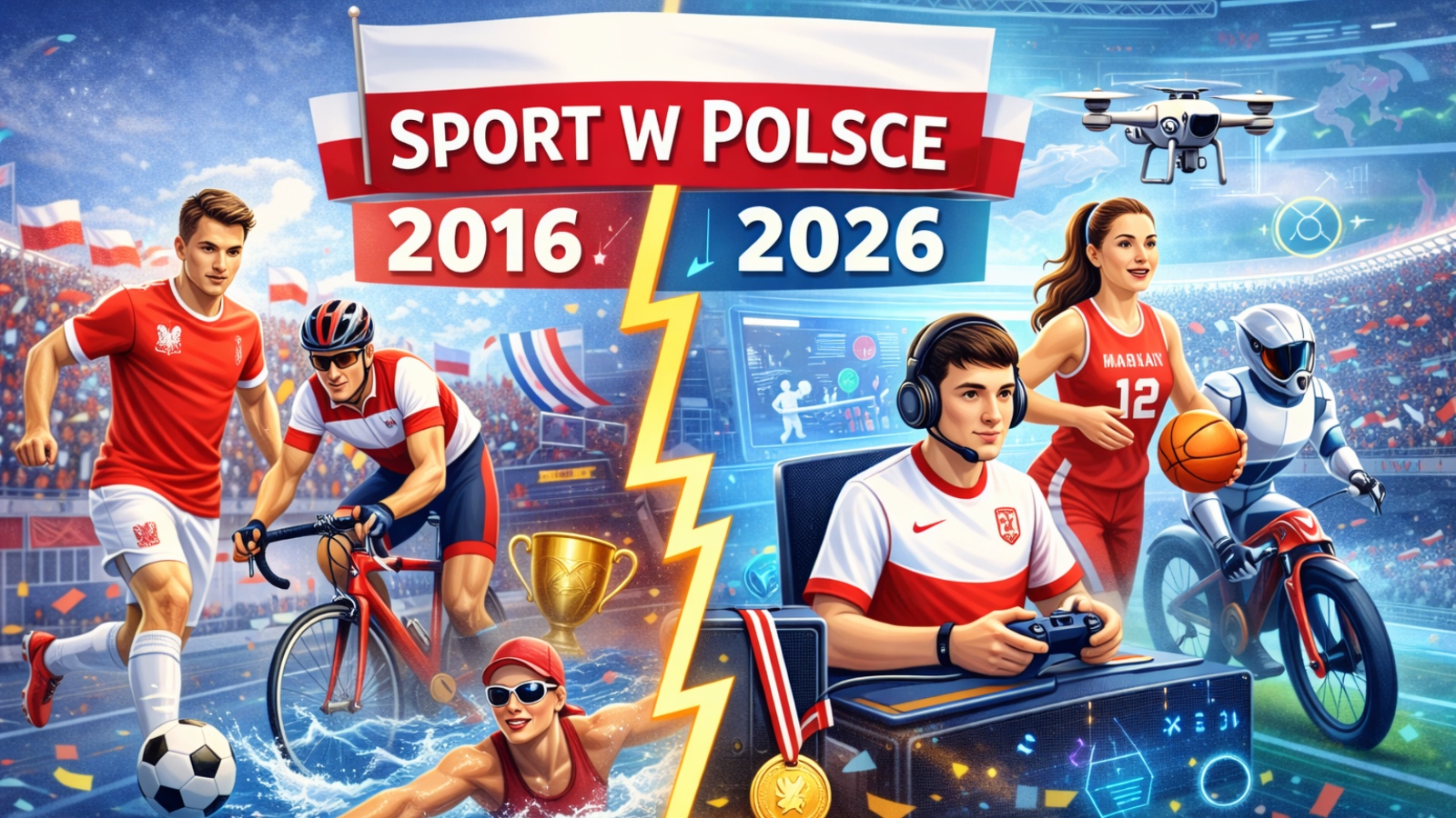 Sport w Polsce – rok 2016 i 2026: jak zmienił się krajobraz sponsorów i partnerstw