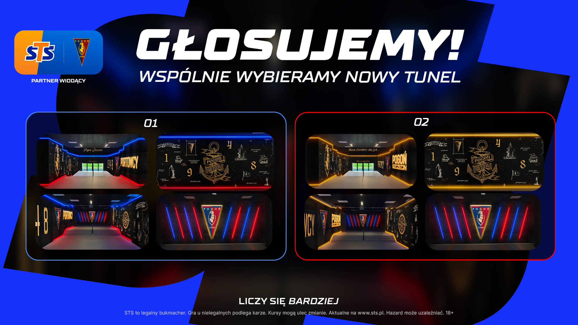 STS ufunduje nowy tunel dla Pogoni Szczecin. Kibice zdecydują, jak będzie wyglądał